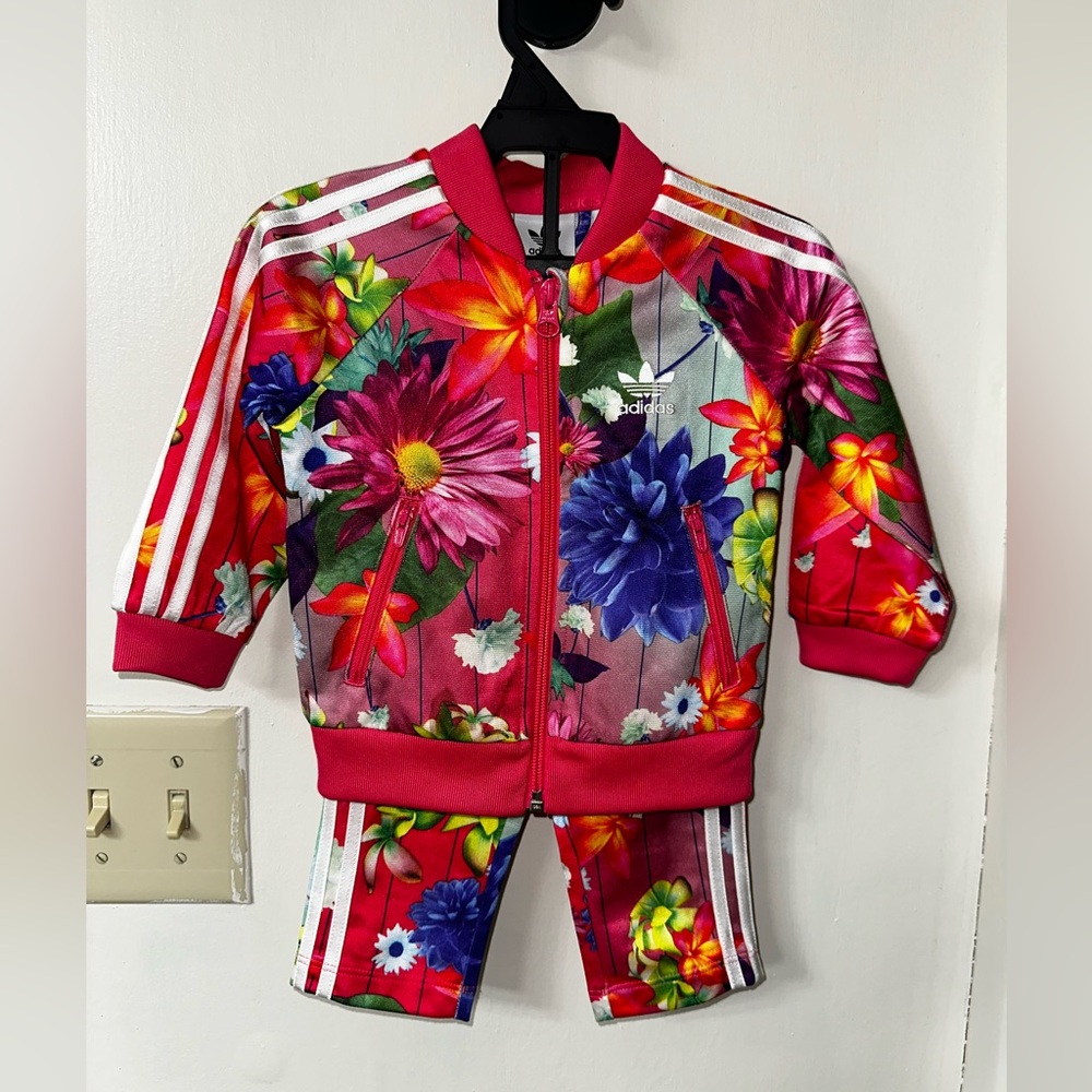 Adidas Kids Floral Matching Set